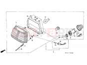 HONDA SA50R Vision 1994 F-1 HEADLIGHT