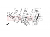 HONDA SA50R Vision 1994 F-6 FRONT FORK