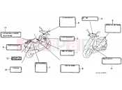 HONDA SA50R Vision 1994 F-23 WARNING LABEL