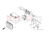 HONDA SA50R Vision 1994 F-13 BATTERY
