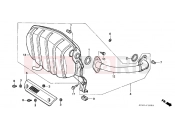 HONDA SA50R Vision 1994 F-16 EXHAUST DRUM
