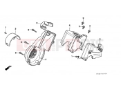 HONDA SA75M Vision 1991 E-1 FAN COVER / COVER