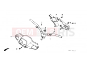 HONDA SA75M Vision 1991 F-4 HANDLE COVER