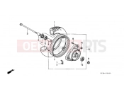HONDA SA75M Vision 1991 F-9 FRONT WHEEL