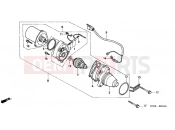 HONDA SA75P Vision 1993 E-4 STARTER ENGINE