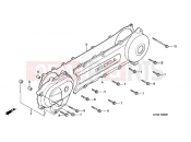 HONDA PK50MX Wallaroo 1999 E-5 LEFT SIDE COVER