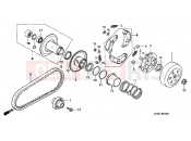 HONDA PK50MX Wallaroo 1999 E-7 CLUTCH / DRIVE SIDE