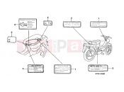 HONDA PK50SMY Wallaroo 2000 F-26 WARNING LABEL
