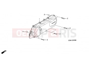 HONDA SZX50X1 X8R-X 2001 E-5 LEFT CRANKSHAFT COVER