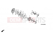 HONDA SZX50X1 X8R-X 2001 E-6 DRIVE FRONT / DRIVE SHAFT