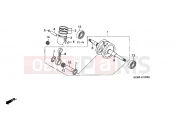 HONDA SZX50X1 X8R-X 2001 E-10 CRANKSHAFT / PISTON