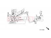 HONDA SZX50X1 X8R-X 2001 F-5 REAR BRAKE MASTER