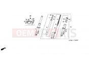 HONDA SZX50X1 X8R-X 2001 F-12 FRONT FORK