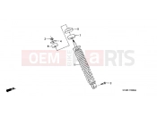 HONDA SZX50X1 X8R-X 2001 F-25 REAR SHOCK ABSORBER