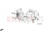 HONDA SZX50XW X8R-X 1998 E-1 FAN COVER / COVER