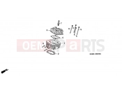 HONDA SZX50XW X8R-X 1998 E-2 CYLINDER / CYLINDER HEAD