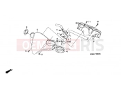 HONDA SZX50XW X8R-X 1998 F-6 HANDLE COVER / STEERING HANDLE