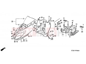 HONDA SZX50XW X8R-X 1998 F-7 FRONT COVER