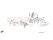HONDA SZX50XW X8R-X 1998 F-11 STEERING WHEEL