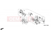 HONDA SZX50XW X8R-X 1998 F-13 FRONT BRAKE CALIPER