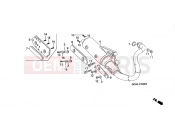 HONDA SZX50XW X8R-X 1998 F-23 EXHAUST DRUM
