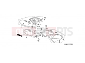 HONDA SZX50XW X8R-X 1998 F-27 REAR FLASH