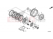 HONDA AFS110CSFF AFS110CSF 2015 E-8 CLUTCH