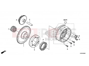 HONDA AFS110CSFF AFS110CSF 2015 E-9 CLUTCH COUPLING START