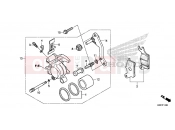 HONDA AFS110CSFF AFS110CSF 2015 F-12 FRONT BRAKE CALIPER