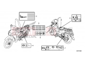 HONDA AFS110CSFF AFS110CSF 2015 F-49 WARNING LABEL