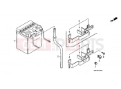 HONDA CBF1506 CBF150 2006 F-27 BATTERY (1)