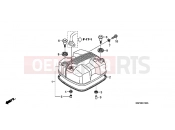 HONDA CBF150M6 CBF150M 2006 E-1 SZELEPFEDÉL (CBF1505/M5/6/M6)