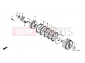 HONDA CBF150M6 CBF150M 2006 E-7 TENGELYKAPCSOLÓ