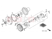 HONDA CBF150M6 CBF150M 2006 E-8 OLAJSZIVATTYÚ