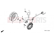 HONDA CBF150M6 CBF150M 2006 E-10 GENERÁTOR