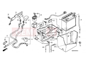 HONDA CBF150M6 CBF150M 2006 F-27-1 BATTERY (2)