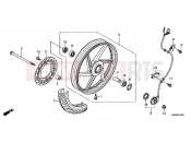 HONDA CBF150MB CBF150M 2011 F-10 FRONT WHEEL