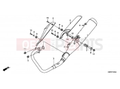 HONDA CBF150MB CBF150M 2011 F-19 EXHAUST DRUM