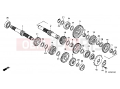HONDA CBF150MC CBF150M 2012 E-15 TRANSMISSION