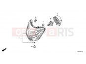 HONDA CBF150MC CBF150M 2012 F-1 HEADLIGHT