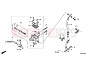 HONDA CBF150MC CBF150M 2012 F-4-1 FRONT MASTER CYLINDER (CBF150MC)