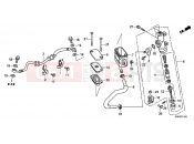HONDA CBF150MC CBF150M 2012 F-11 REAR MASTER CYLINDER