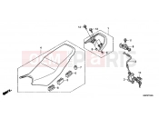 HONDA CBF150MC CBF150M 2012 F-15 SEAT