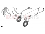 HONDA CBF150SHA CBF150SH 2010 E-10 GENERATOR