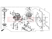HONDA CBF150SHA CBF150SH 2010 E-17-1 KARBURÁTOR (CBF150SHA)