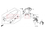 HONDA CBF150SHA CBF150SH 2010 F-14 ÜLÉS