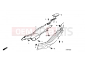 HONDA CBF150SHA CBF150SH 2010 F-15 HÁTSÓ MOTORHÁZ