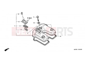 HONDA CBF2504 CBF250 2004 E-1 VALVE COVER