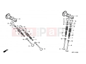 HONDA CBF2504 CBF250 2004 E-3 CAMSHAFT / VALVE
