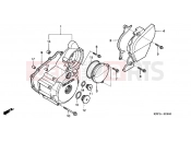 HONDA CBF2504 CBF250 2004 E-9 LEFT CRANKSHAFT COVER